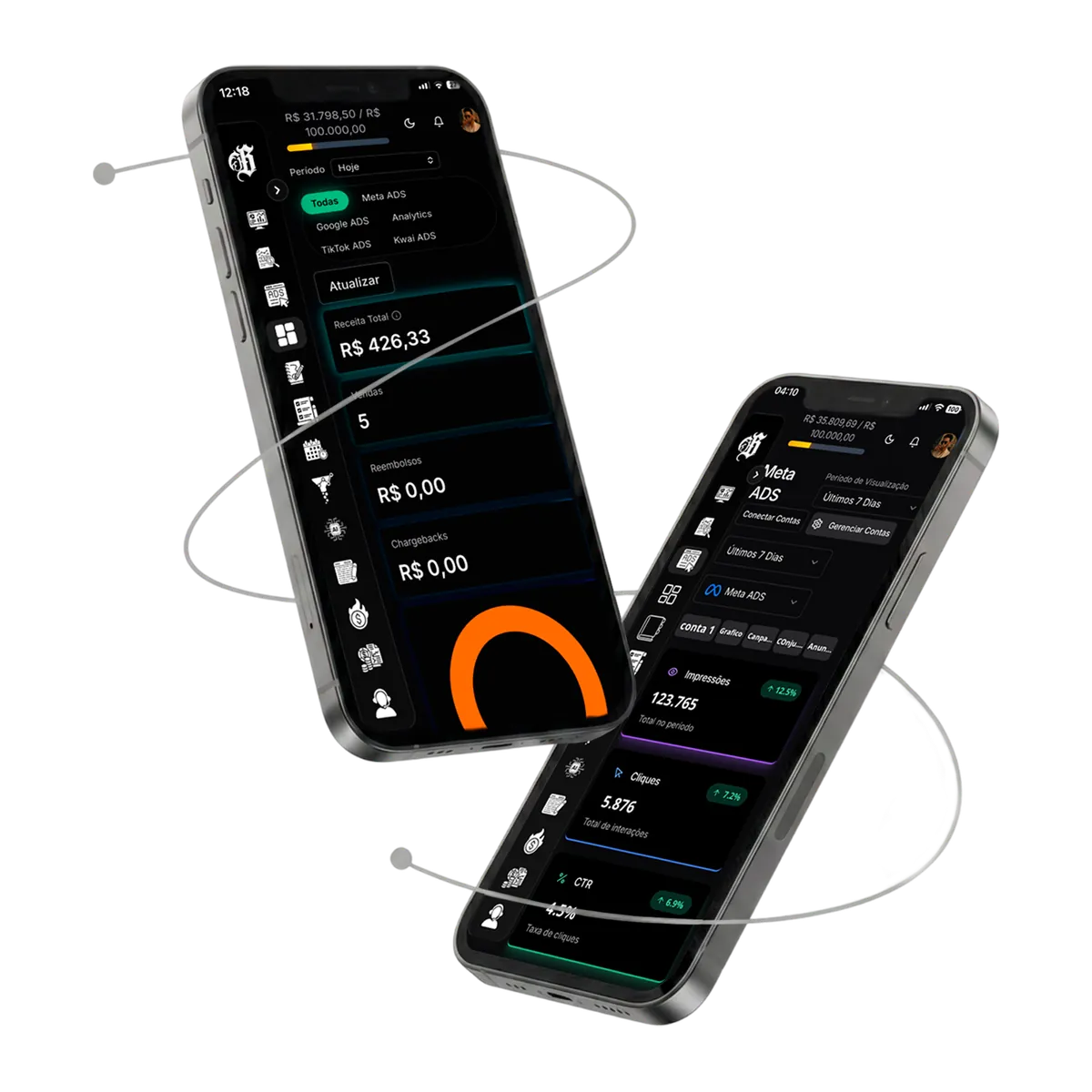 Dashboard PIX Mobile
